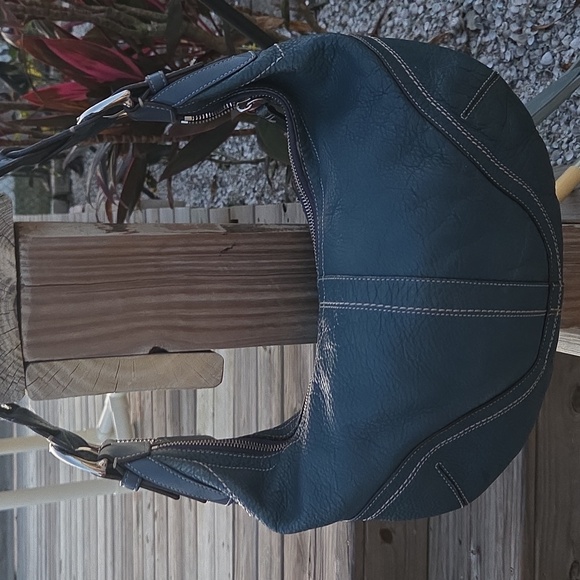 Coach Vintage Y2K Crescent Bag – Soft Blue Leathef - Picture 6 of 12